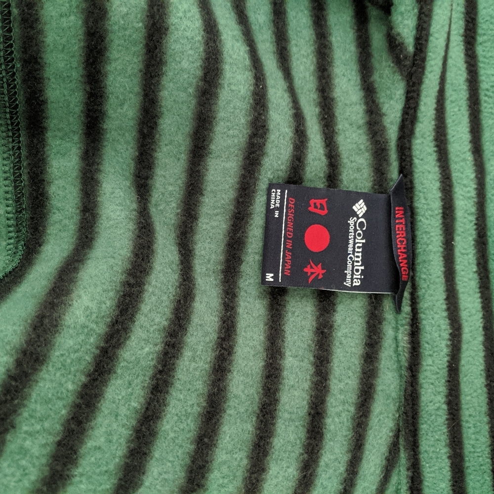 Columbia fleece interchange Japanese edition